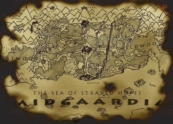 Midgaardia map